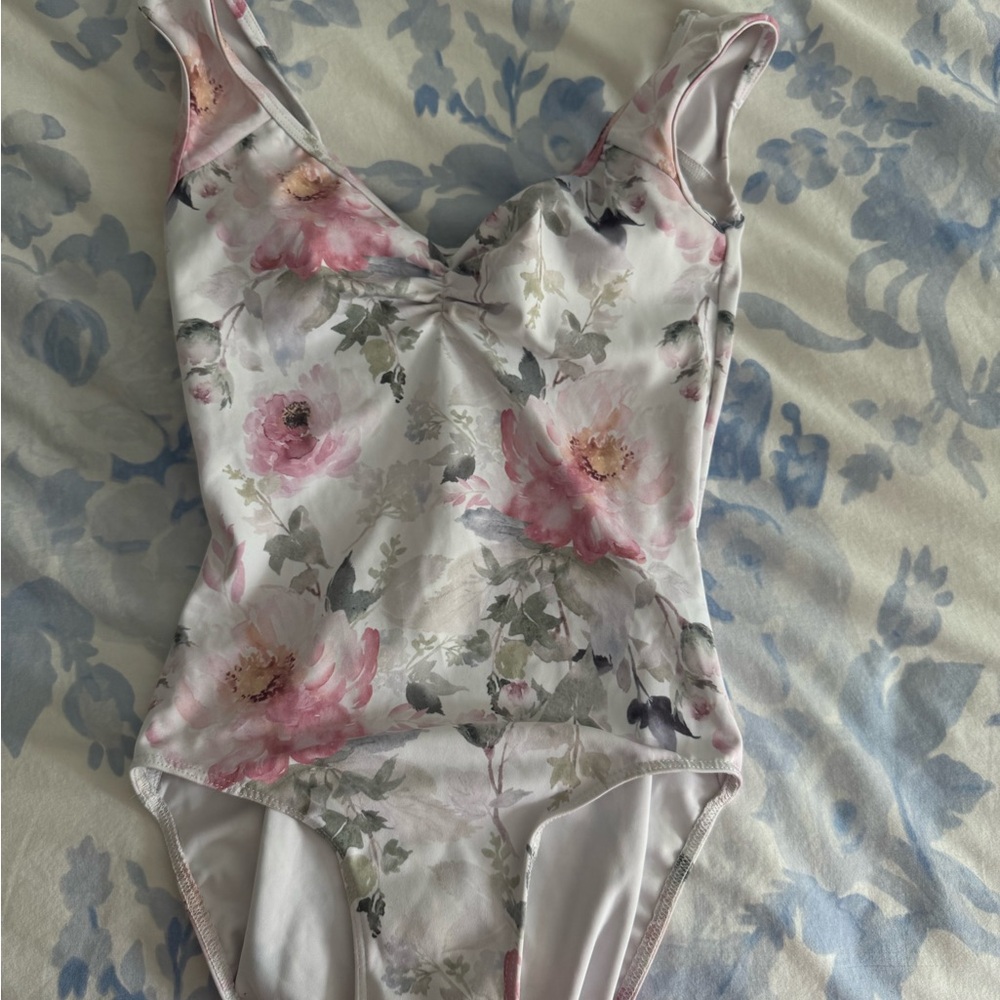 Floral women’s Eleve dancewear leotard